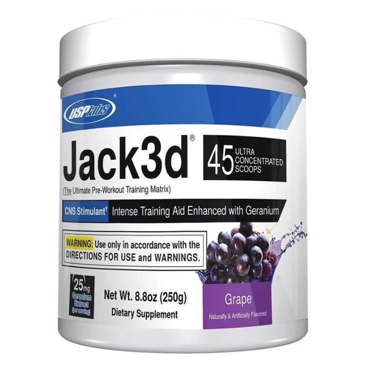 Предтренировочный комплекс USPlabs Jack 3d Grape 250g