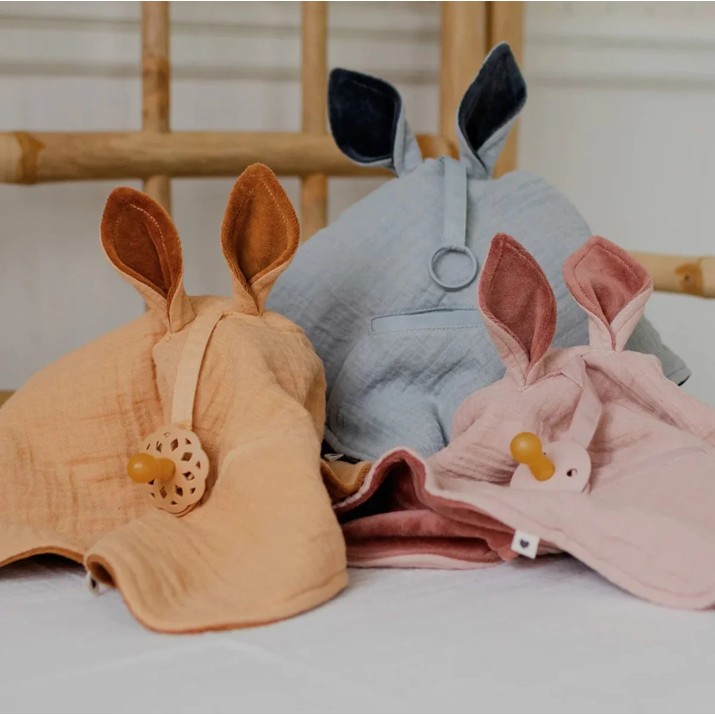 Plapumă pentru bebeluși BIBS Kangaroo Ivory (9405216)