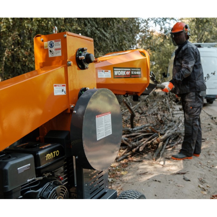 Tocător de frunze și crengi TechnoWorker TC 15-140B