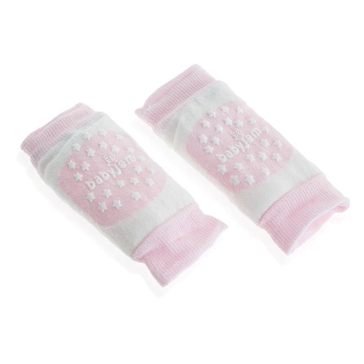 Genunchiere de protectie pentru bebelusi BabyJem Pink (586)