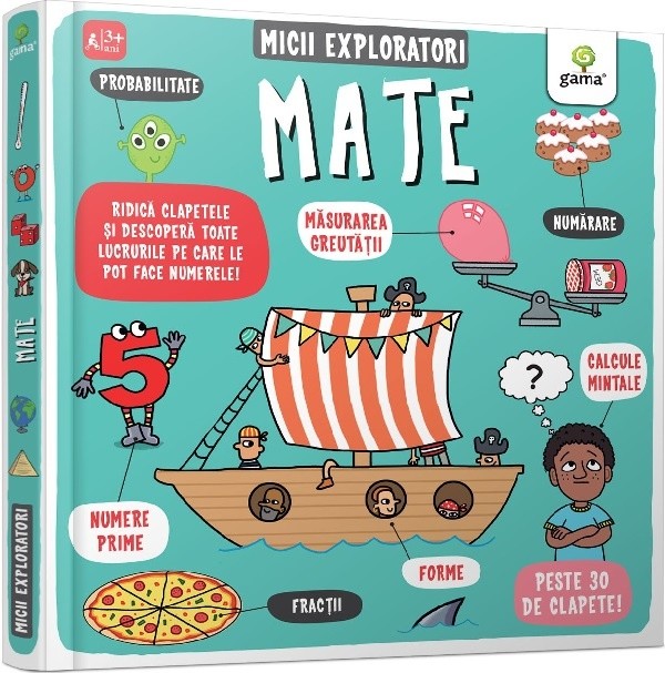 Книга Micii exploratori. Mate (9786060563570)