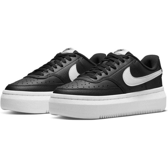 Ghete pentru dame Nike W Court Vision Alta Ltr Black/White, s.41
