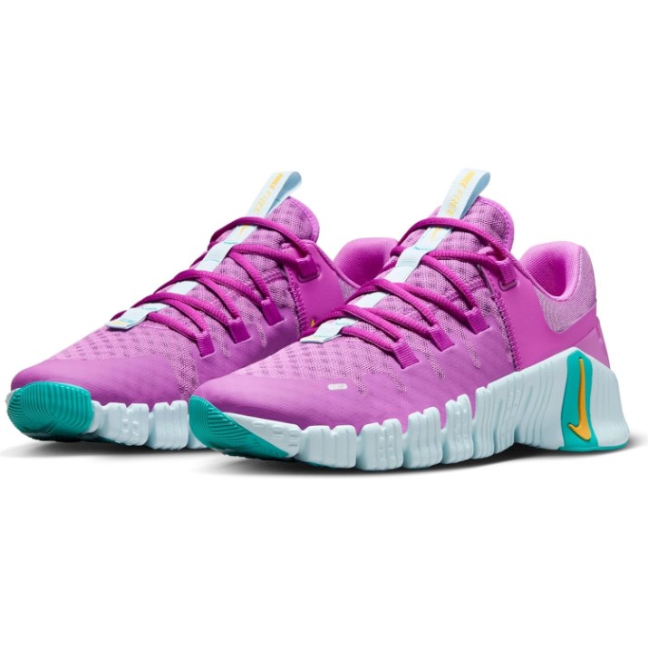 Adidași pentru dame Nike W Free Metcon 5 Hyper Violet/Glacier Blue/Dusty Cactus/Laser Orange, s.38