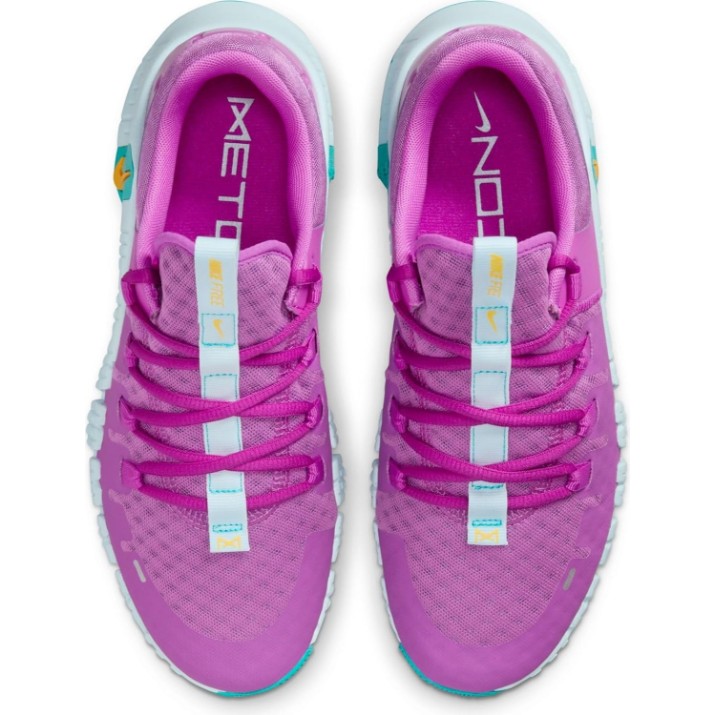 Adidași pentru dame Nike W Free Metcon 5 Hyper Violet/Glacier Blue/Dusty Cactus/Laser Orange, s.38