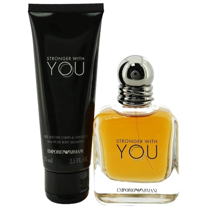 Парфюмерный набор для него Giorgio Armani Stronger with You EDT 50ml + Shower Gel 75ml