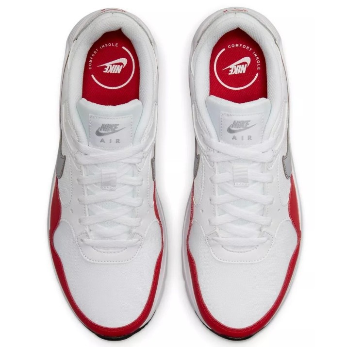 Adidași pentru bărbați Nike Air Max Sc White/Wolf Grey/University Red, s.47