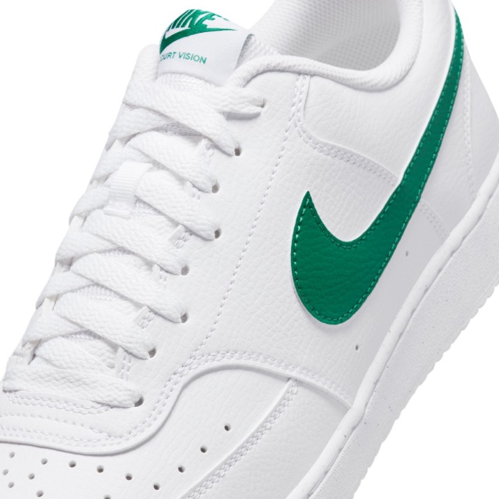 Ghete pentru bărbați Nike Court Vision Low Nn White/Malachite, s.42