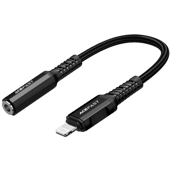 Кабель Acefast Lightning to 3.5mm Black (C1-05)