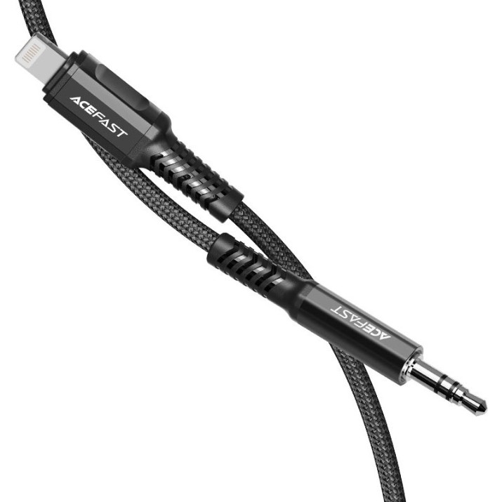 Кабель Acefast Lightning to 3.5mm Black (C1-06)