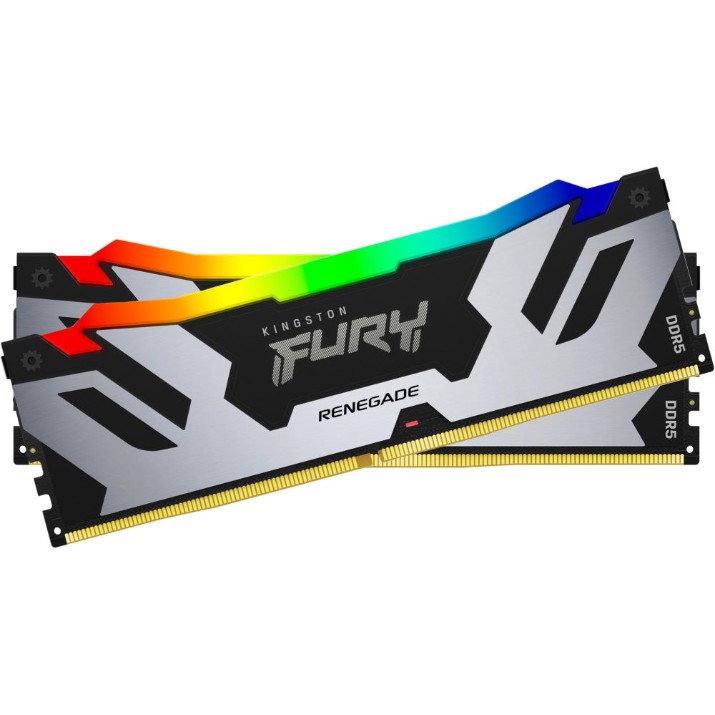 Оперативная память Kingston Fury Renegade RGB 32Gb DDR5-8000MHz Kit (KF580C38RSAK2-32)