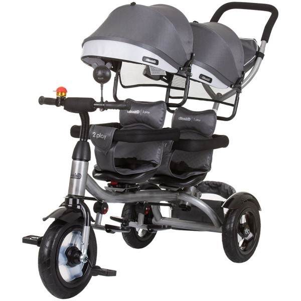 Bicicletă copii Chipolino 2Play Silver Grey (TRK2P0244SG)