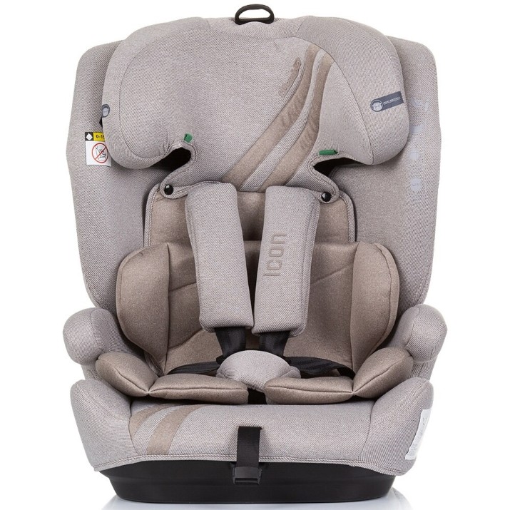 Scaun auto pentru copii Chipolino Icon I-size Macadamia (STKIC02403MA)