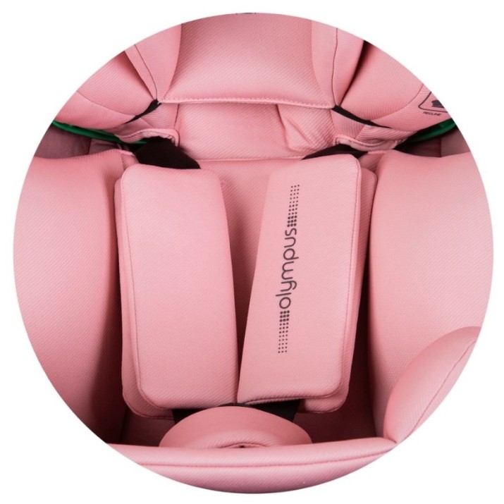 Scaun auto pentru copii Chipolino Isofix Olimpus 360 I-size Flamingo (STKOL02405FL)