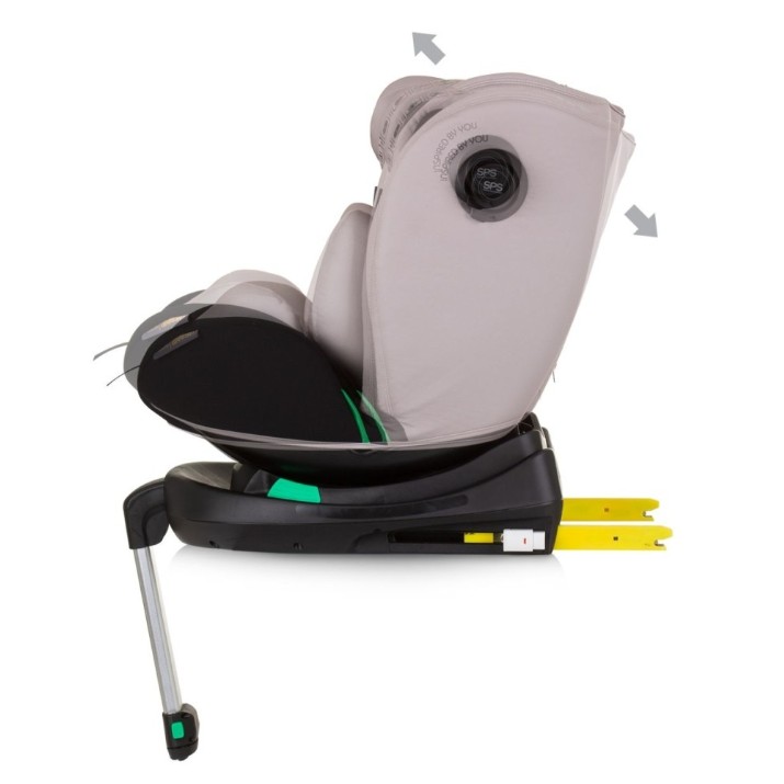 Scaun auto pentru copii Chipolino Isofix Olimpus 360 I-size Macadamia (STKOL02403MA)