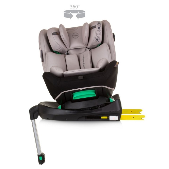 Scaun auto pentru copii Chipolino Isofix Olimpus 360 I-size Macadamia (STKOL02403MA)