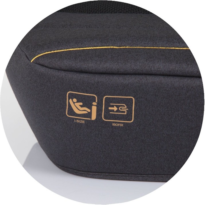 Scaun auto pentru copii Chipolino Isofix Safy I-size Obsidian (SDKSF0241OB)