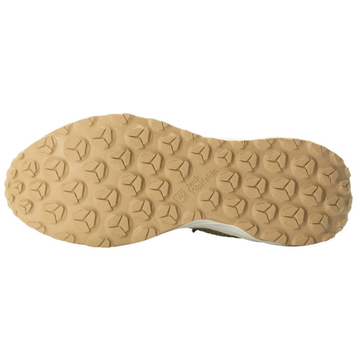 Кроссовки женские Jack Wolfskin Dromoventure Knit Low W Darkolivegreen, s.39.5