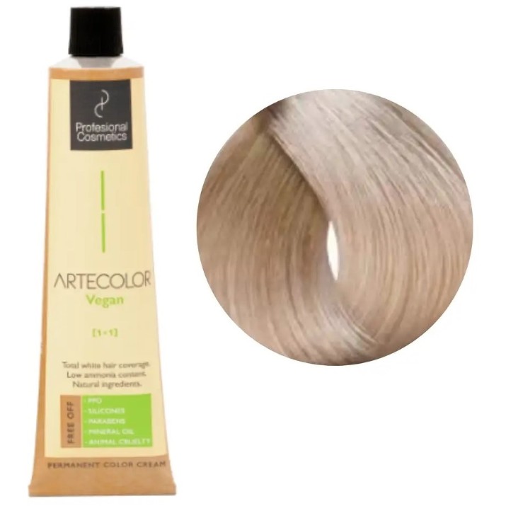 Vopsea pentru păr Profesional Cosmetics Artecolor Vegan 120ml N12.02