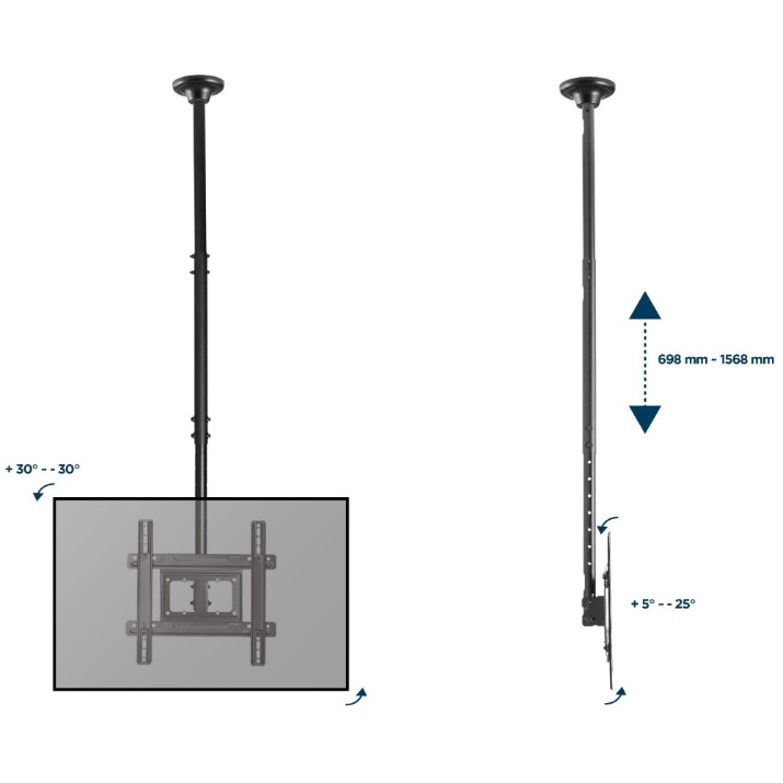 Кронштейн для ТВ Gembird CM-70ST-01