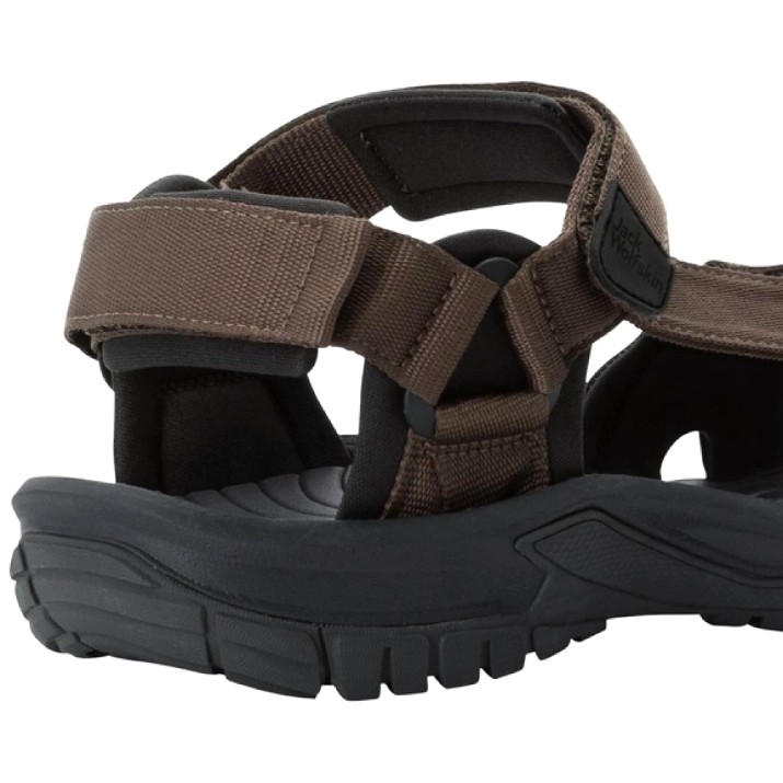 Сандалии мужские Jack Wolfskin Lakewood Ride Sandal M Brown, s.45.5