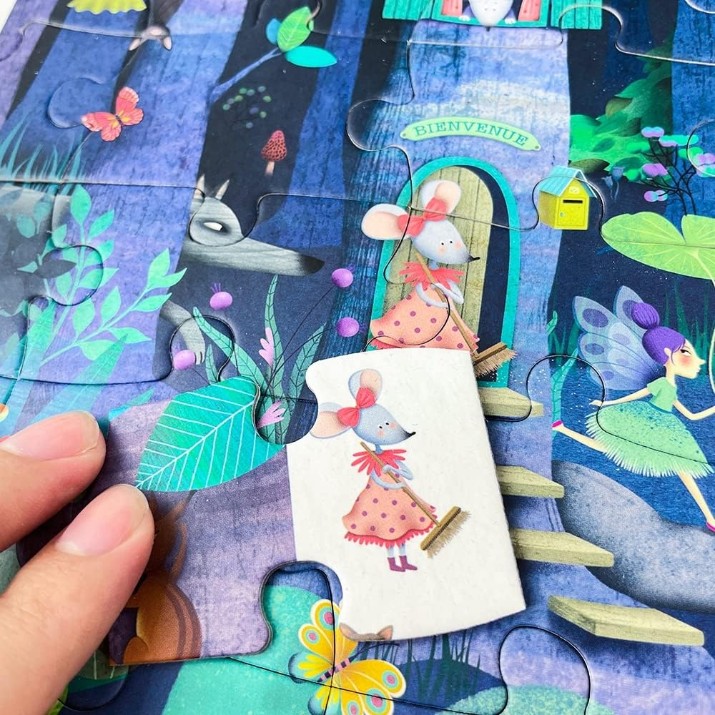 Puzzle Djeco 100 Enchanted Forest DJ07504