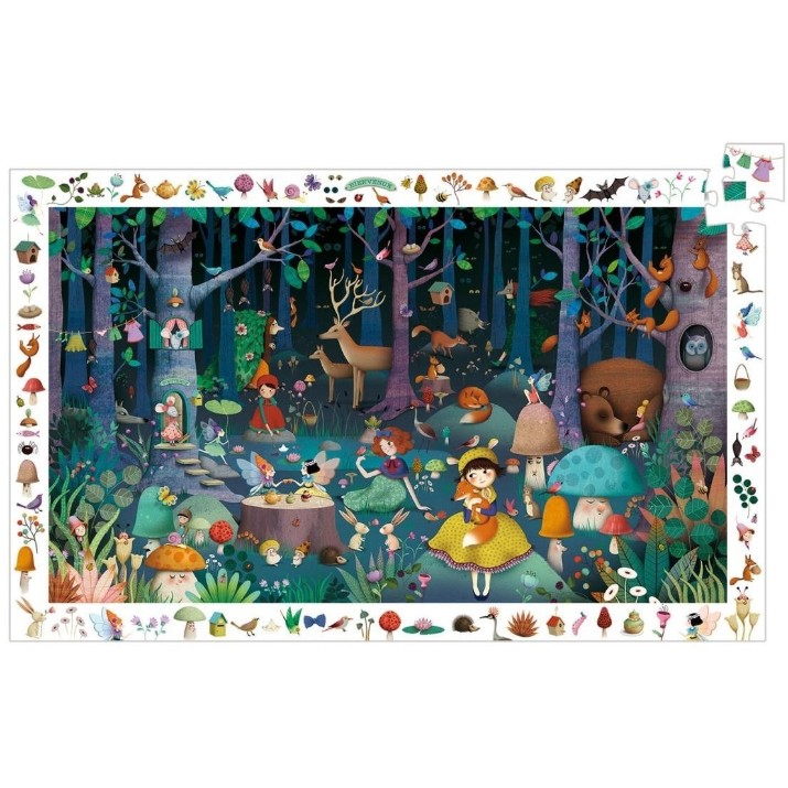 Puzzle Djeco 100 Enchanted Forest DJ07504