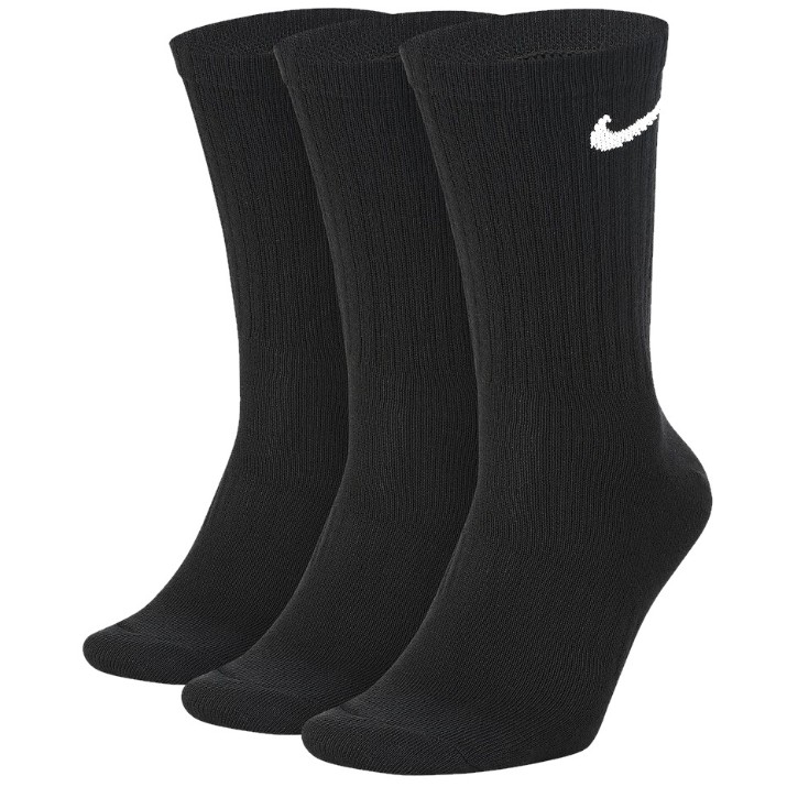 Ciorapi pentru bărbați Nike U Everyday Lightweight Training Crew Socks 3 Pairs Black, s.M