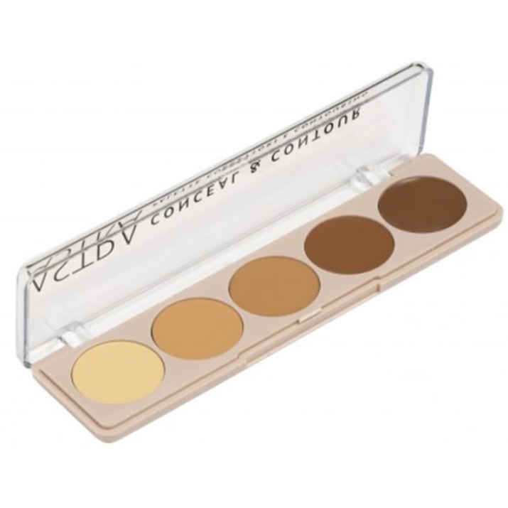 Concealer pentru față Astra Conceal & Contour Palette 02
