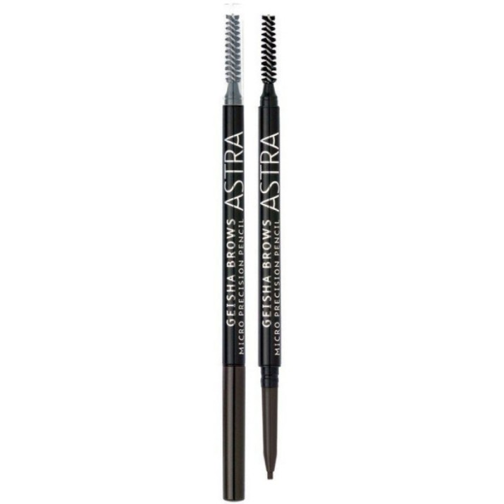 Creion pentru sprâncene Astra Geisha Brows Micro Pencil 04 Taupe