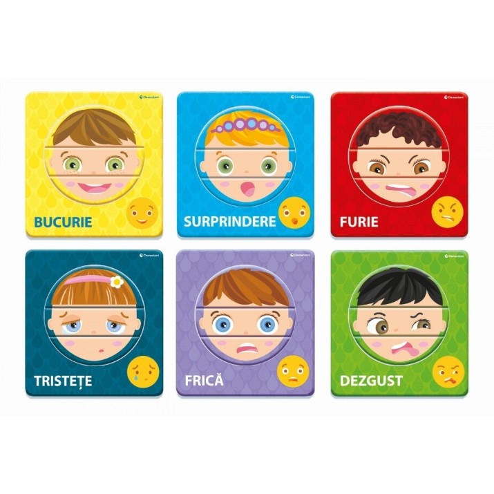 Joc educativ de masa Clementoni Emoțiile pe fața mea (1024-50911)