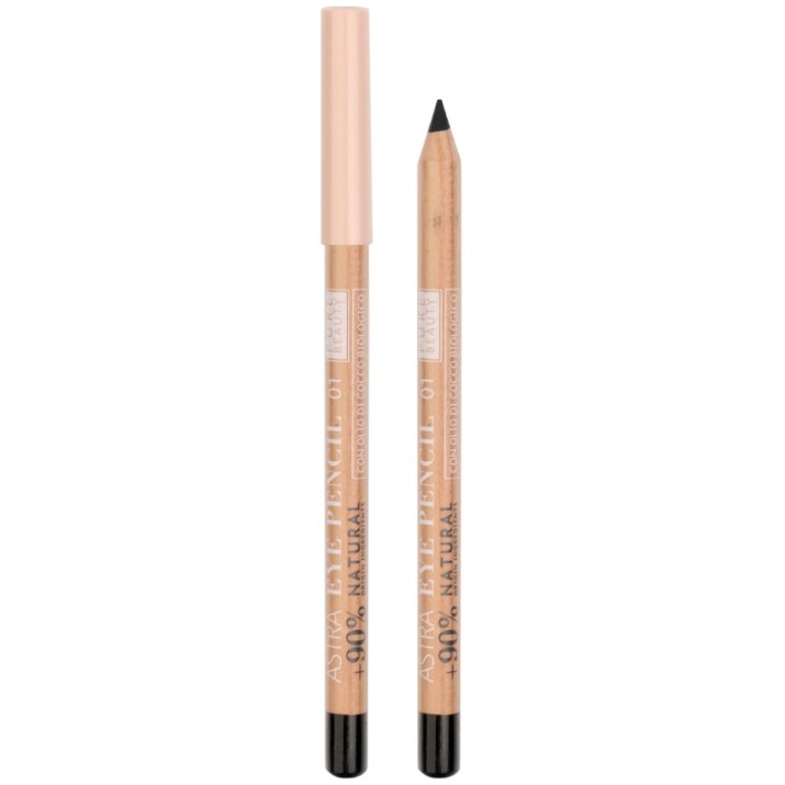 Creion pentru ochi Astra Pure Beauty Natural Eye Pencil 01 Black