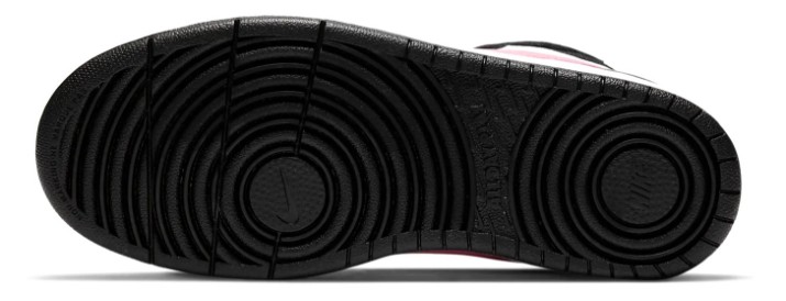 Bocanci pentru copii Nike Court Borough Mid 2 Gs Black/White/Sunset Pulse, s.40