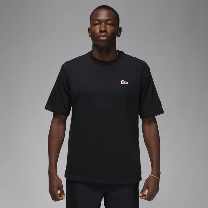 Мужская футболка Nike M Jordan Brand Snkr Ptch Ss Crew Black, s.S