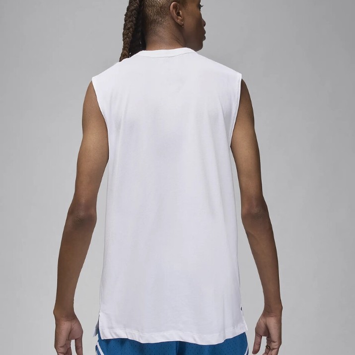 Maiou bărbătesc Nike M Jordan Df Sprt Slvls Top White, s.XL
