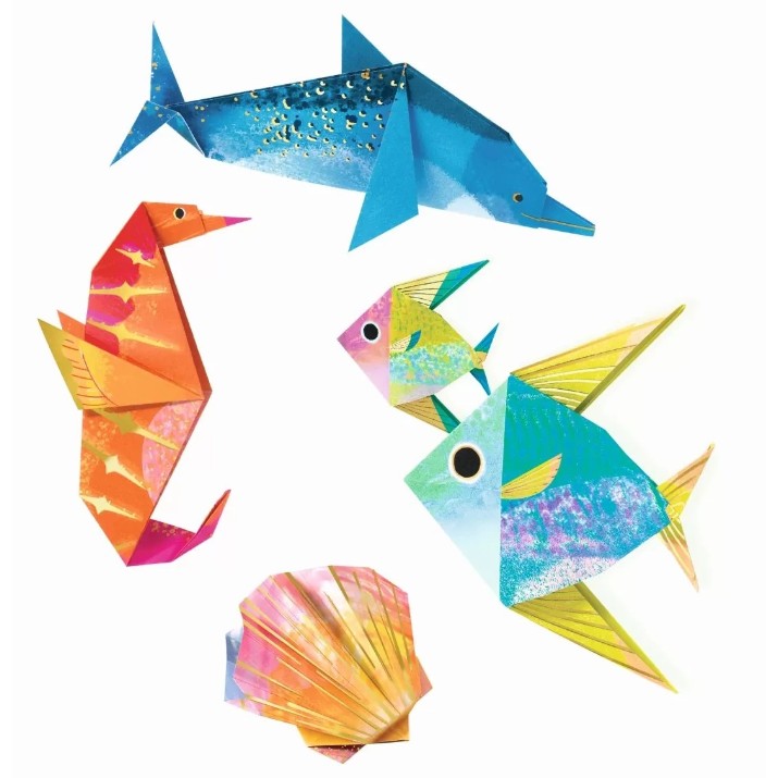 Set de decorare Djeco Sea Creatures DJ08755