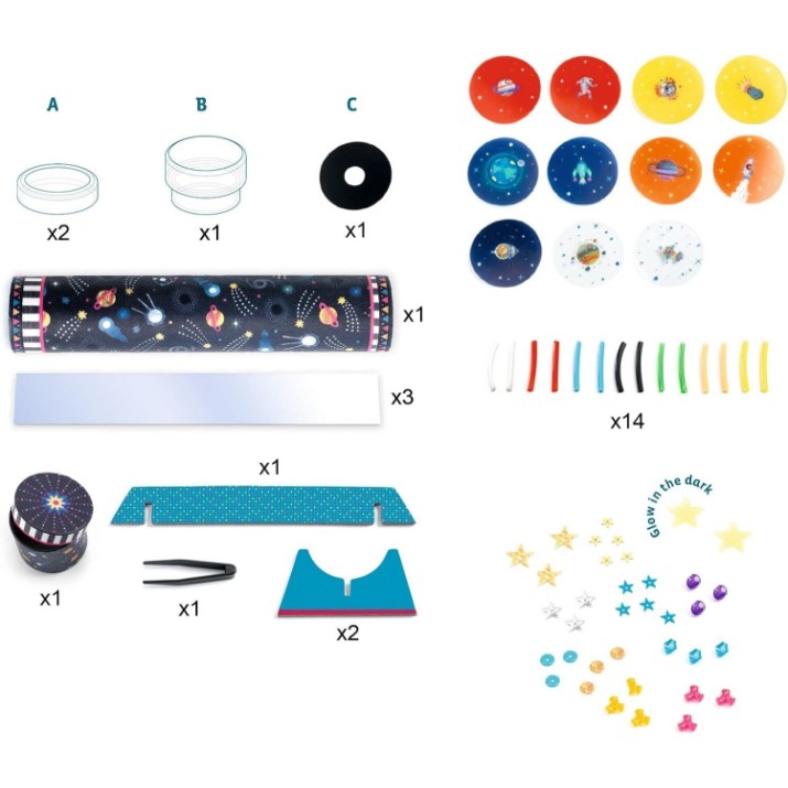 Set de decorare Djeco Space Immersion DJ07922