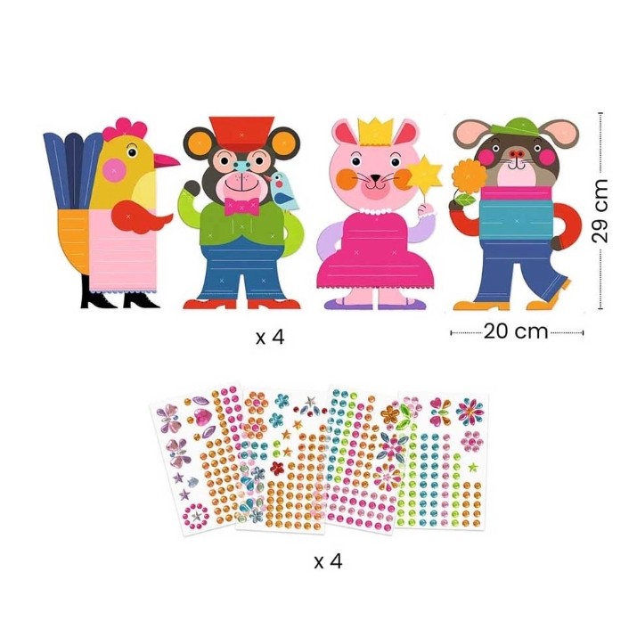 Набор для декорирования Djeco Strass pour les petits DJ00090