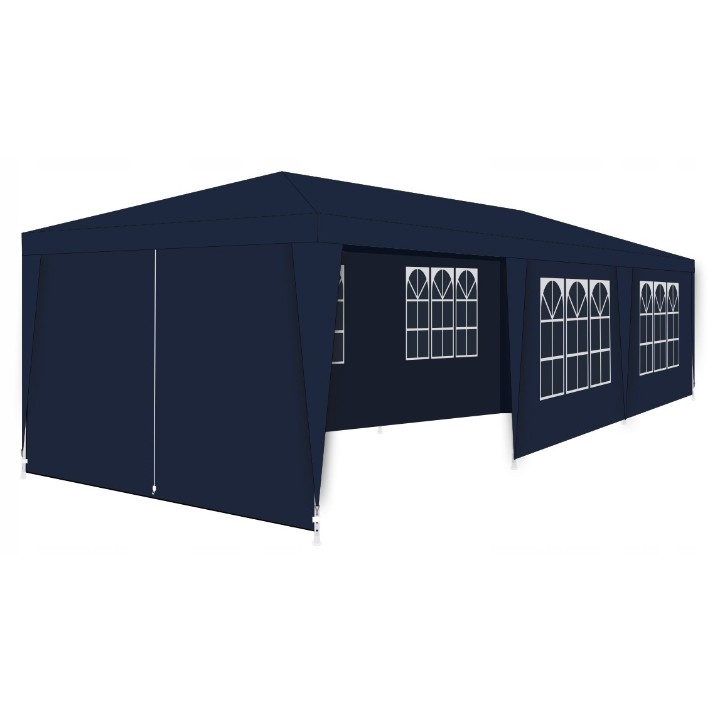 Шатёр Saska Garden Pavilion Tent Navy Blue 9x3m