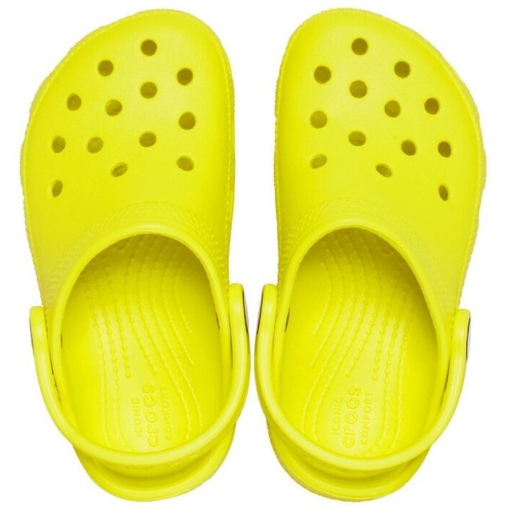 Șlapi pentru copii Crocs Classic Clog K Acidity Yellowgreen, s.34-35