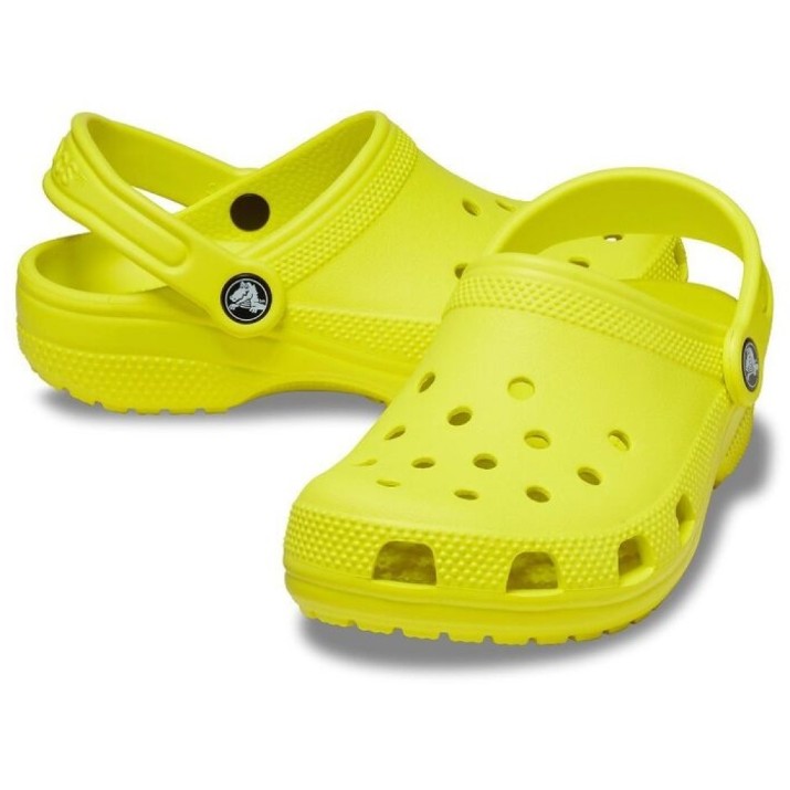 Șlapi pentru copii Crocs Classic Clog K Acidity Yellowgreen, s.34-35