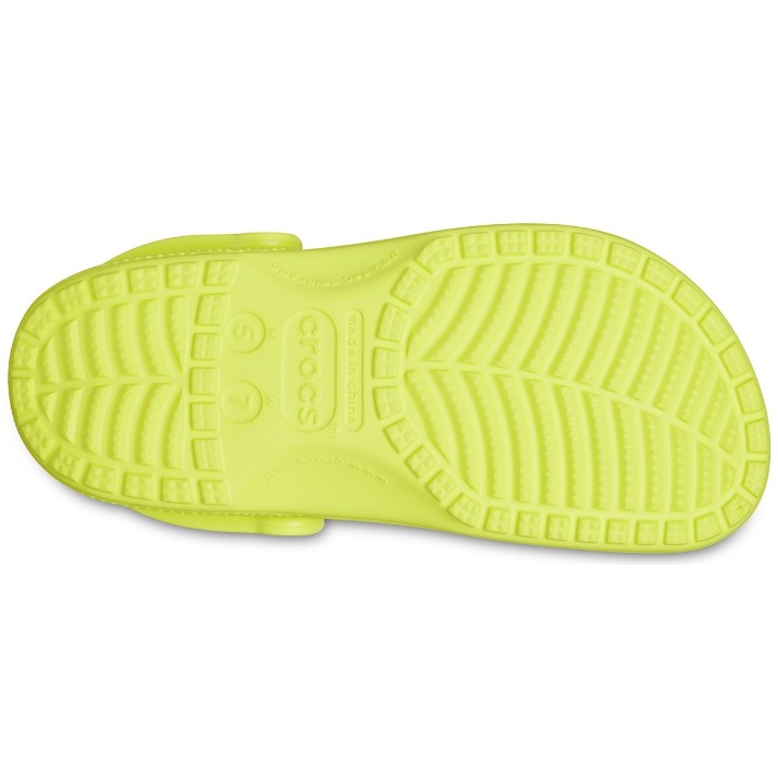 Шлёпанцы детские Crocs Classic Acidity Yellowgreen, s.36-37