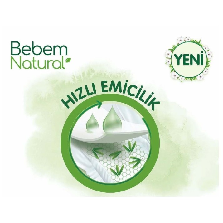 Scutece Bebem Natural Maxi 4/52pcs