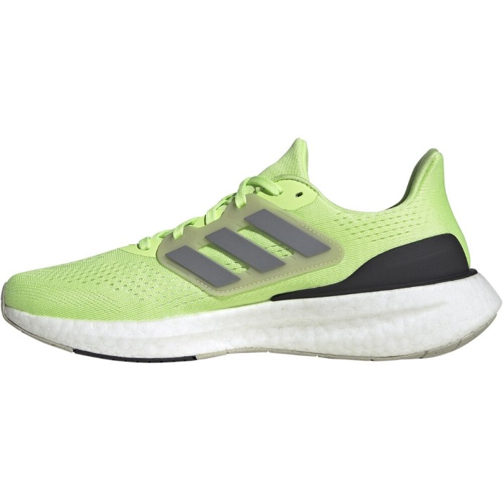 Adidași pentru bărbați Adidas Pureboost 23 Green Spark/Iron Metallic/Putty Grey, s.46