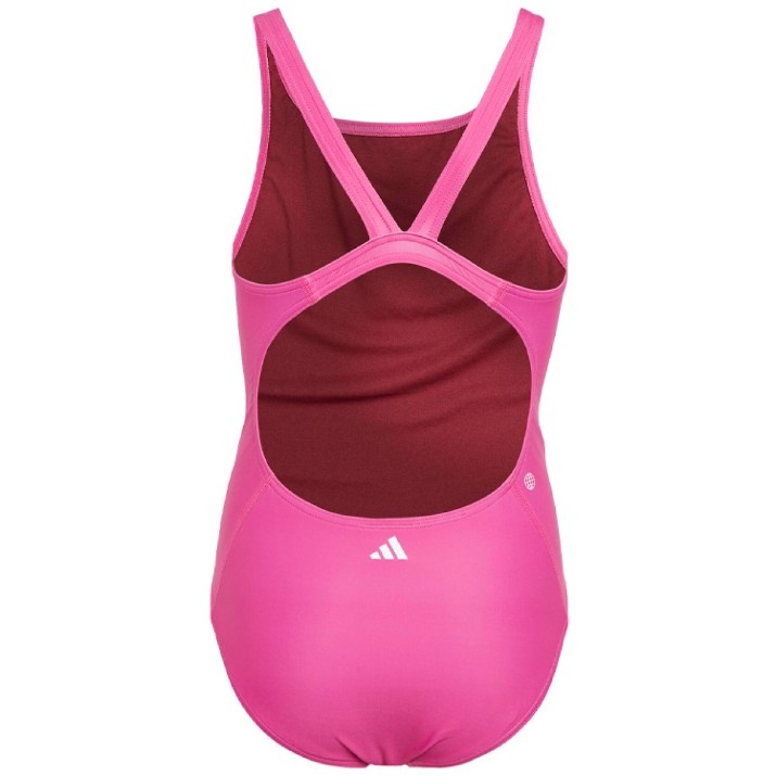 Детский купальник Adidas Big Bars Suit Pink, s.128