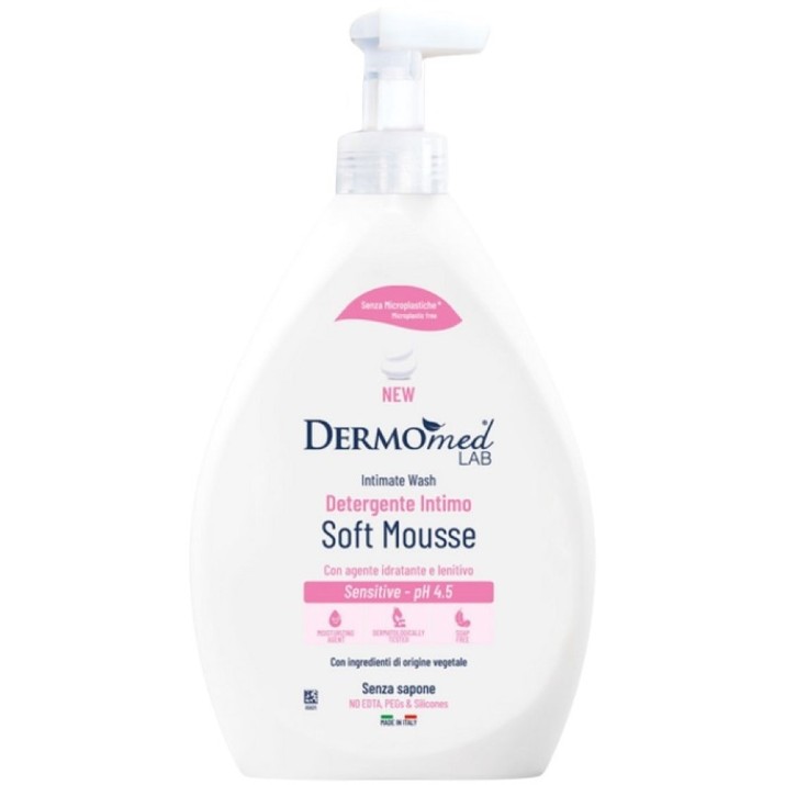 Spuma pentru igiena intima Dermomed Soft Mousse Sensitive 600ml