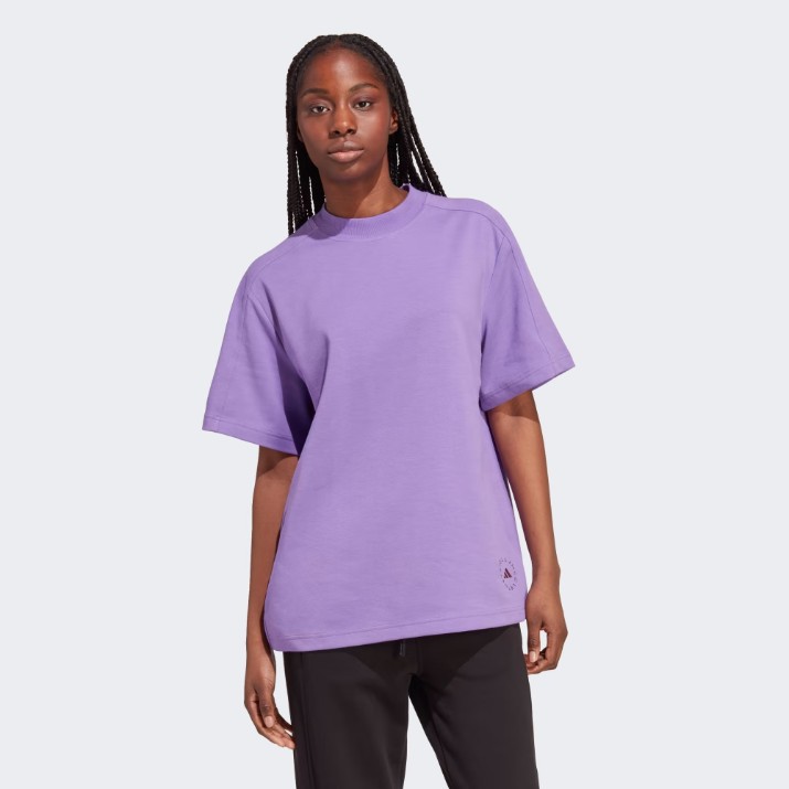Tricou de dame Adidas Asmc Logo Tee Deep Lilac, s.2XS