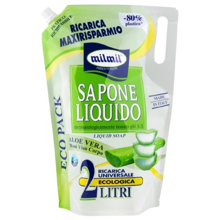 Жидкое мыло для рук Mil Mil Aloe Vera 2L