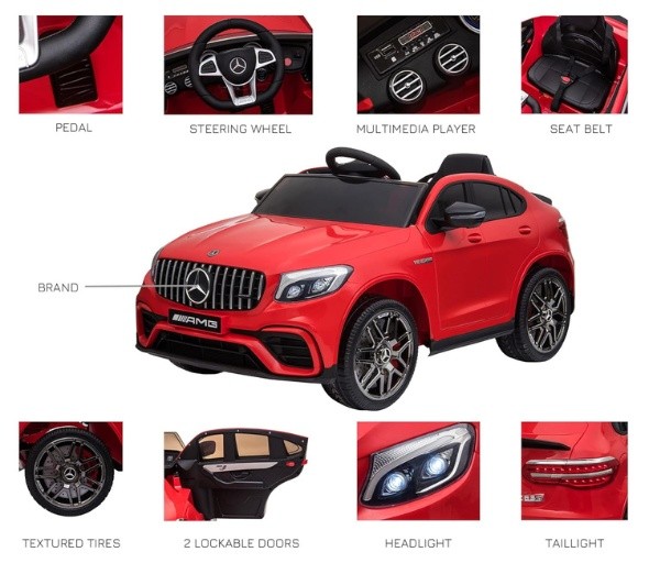 Электромобиль KidsCar Mercedes Benz Red 8690014BR