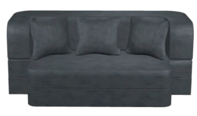 Бескаркасный диван Tiara Caprice 3 Extra Dark Grey