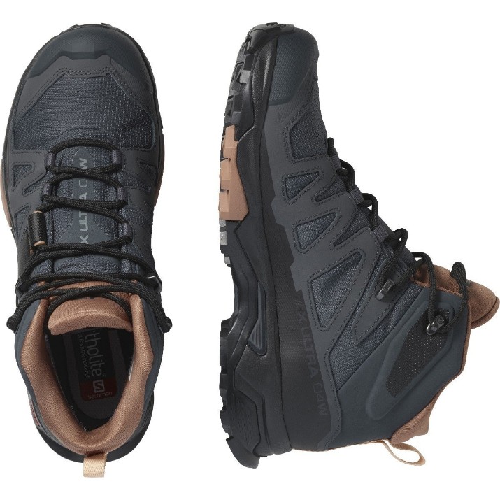 Ботинки женские Salomon Shoes X Ultra 4 Mid Gtx W Black/Grey s.38